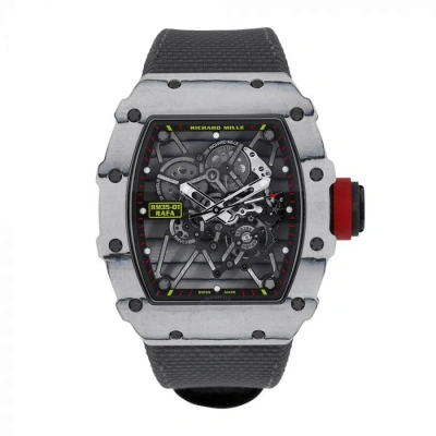 Richard Mille Rm35-01 Automatic Men's Watch Rm35-01 White Ntpt In Black