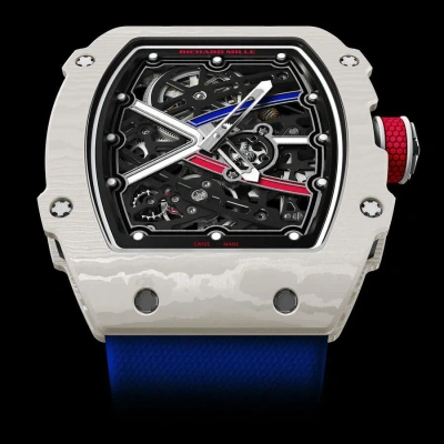 Richard Mille Rm67-02 Automatic Black Dial Men's Watch In Blue