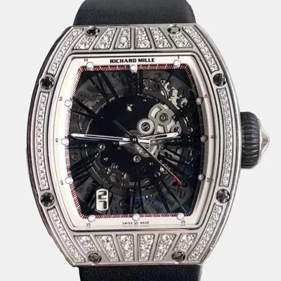 Pre-owned Richard Mille Skeleton Titanium Rm 023 Automatic Men's Wristwatch 45 Mm
