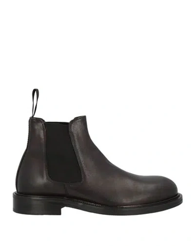 Richard Owen Richard Owe'n Man Ankle Boots Dark Brown Size 6 Soft Leather