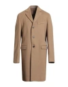 Richard Owen Richard Owe'n Man Coat Camel Size 42 Cashmere In Brown