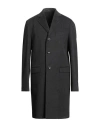 Richard Owen Richard Owe'n Man Coat Charcoal Size 48 Cashmere In Black
