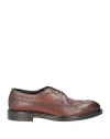 Richard Owen Richard Owe'n Man Lace-up Shoes Chocolate Brown Size 7 Leather In Brown