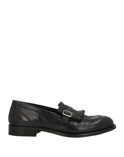 Richard Owen Richard Owe'n Man Loafers Dark Brown Size 8 Leather In Black