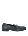 Richard Owen Richard Owe'n Man Loafers Navy Size 8 Soft Leather In Navy Blue