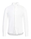 Richard Owen Richard Owe'n Man Shirt White Size 17 ½ Linen In White