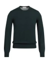 Richard Owen Richard Owe'n Man Sweater Dark Green Size 36 Virgin Wool In Blue