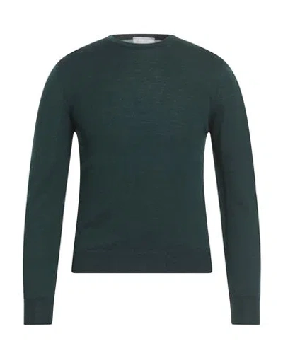 RICHARD OWEN RICHARD OWE'N MAN SWEATER DARK GREEN SIZE 36 VIRGIN WOOL