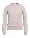 Richard Owen Richard Owe'n Man Sweater Taupe Size 36 Virgin Wool In Neutral