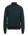 Richard Owen Richard Owe'n Man Turtleneck Dark Green Size 50 Virgin Wool In Green