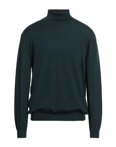 Richard Owen Richard Owe'n Man Turtleneck Dark Green Size 50 Virgin Wool