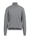Richard Owen Richard Owe'n Man Turtleneck Grey Size 46 Virgin Wool In Gray