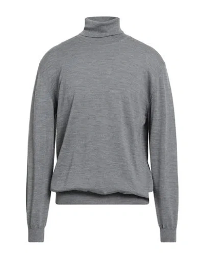 Richard Owen Richard Owe'n Man Turtleneck Grey Size 46 Virgin Wool In Gray