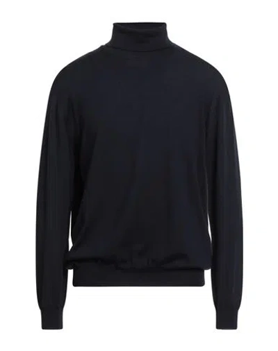 Richard Owen Richard Owe'n Man Turtleneck Midnight Blue Size 50 Virgin Wool