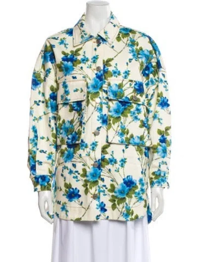 Pre-owned Richard Quinn Floral Print Evening Jacket In Multi