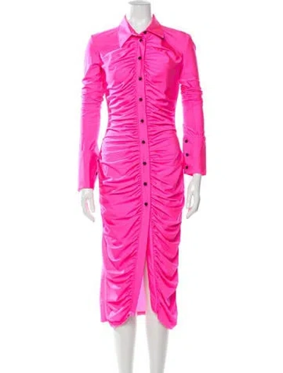 Pre-owned Richard Quinn Midi Length Dress W/ Tags In Pink