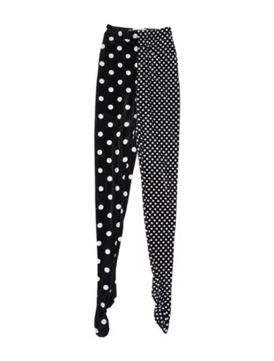 Pre-owned Richard Quinn Polka Dot Print Skinny Leg Pants In Multi