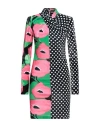 Richard Quinn Woman Mini Dress Black Size 6 Polyester, Elastane In Black