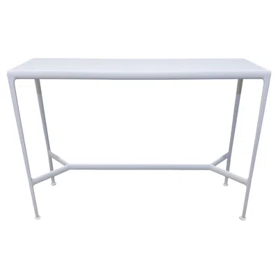 Pre-owned Richard Schultz White Porcelain 1966 Collection Outdoor High Table For Knoll