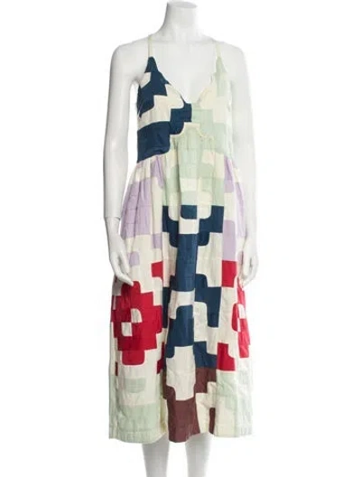 Pre-owned Richard Tyler Couture Vintage Long Dress In Multi