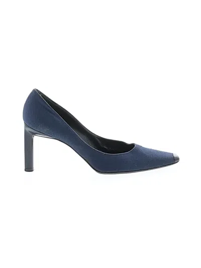 Pre-owned Richard Tyler Heels In Blue