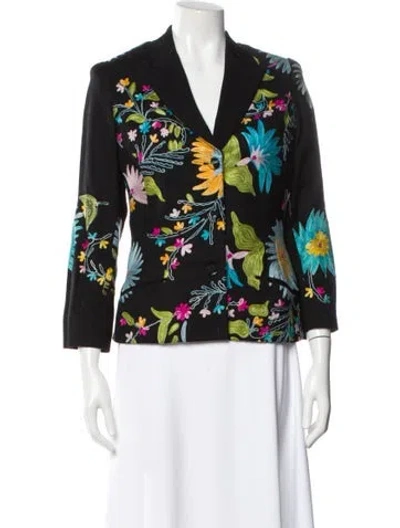 Pre-owned Richard Tyler Vintage 1990's Blazer In Black