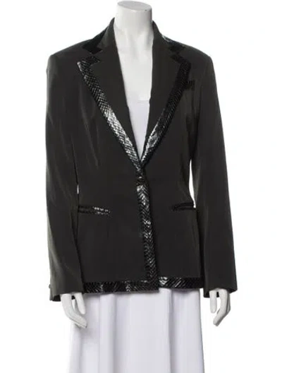 Pre-owned Richard Tyler Vintage 1990's Blazer In Green