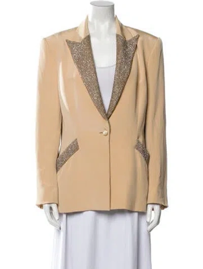 Pre-owned Richard Tyler Vintage 1990's Blazer In Neutral