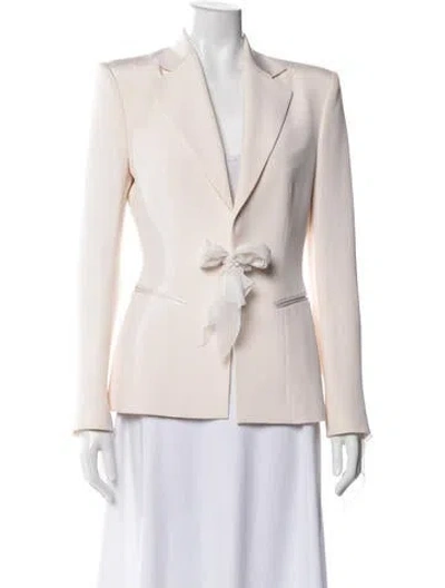 Pre-owned Richard Tyler Vintage 1990's Blazer In Neutral