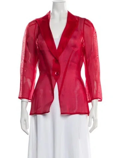 Pre-owned Richard Tyler Vintage 1990's Evening Jacket In Red