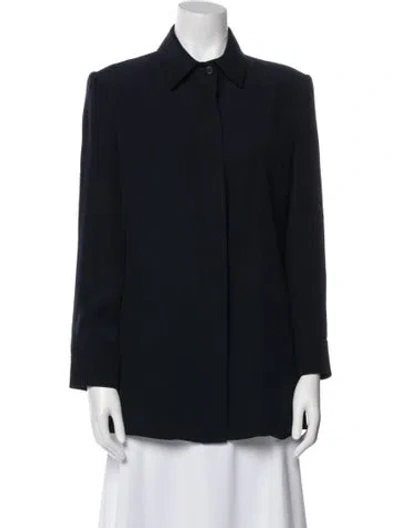 Pre-owned Richard Tyler Vintage 1990's Jacket In Blue
