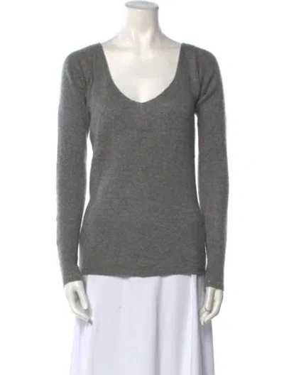 Pre-owned Richard Tyler Vintage 2000's Sweater In Gray