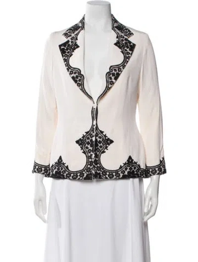 Pre-owned Richard Tyler Vintage Graphic Print Jacket