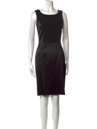Pre-owned Richard Tyler Vintage Knee-length Dress In Black