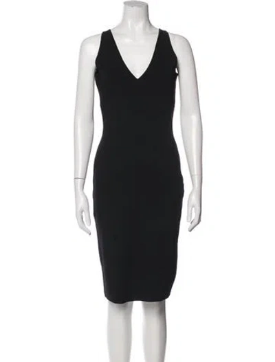 Pre-owned Richard Tyler Vintage Knee-length Dress In Black