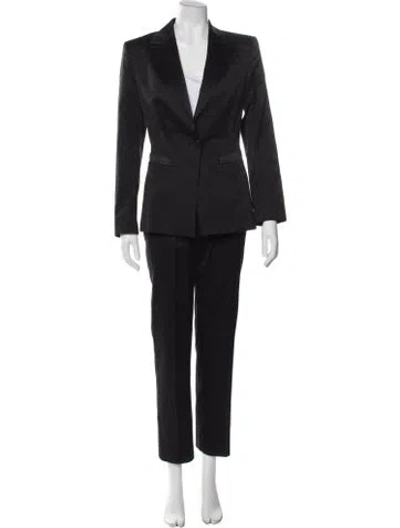 Pre-owned Richard Tyler Vintage Late 1990's - Early 2000's Pantsuit In Black
