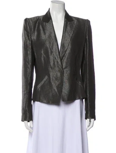 Pre-owned Richard Tyler Vintage Linen Evening Jacket