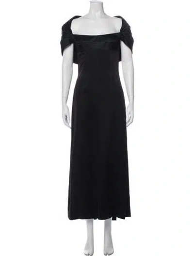 Pre-owned Richard Tyler Vintage Long Dress In Blue