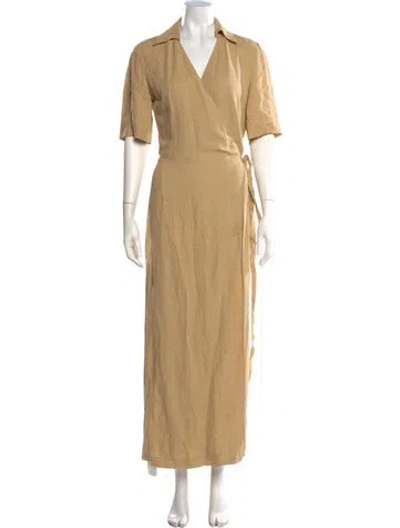 Pre-owned Richard Tyler Vintage Long Dress In Neutral
