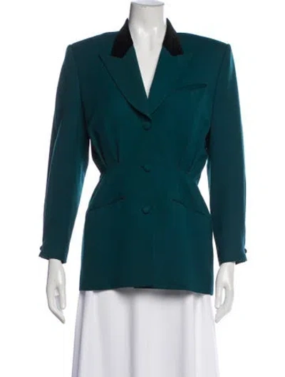 Pre-owned Richard Tyler Wool Blazer In Multi