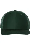 Richardson Adjustable Snapback Trucker Cap In Green