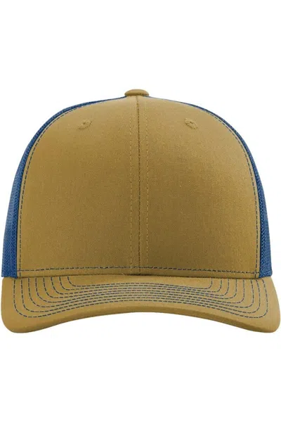 Richardson Adjustable Snapback Trucker Cap In Brown