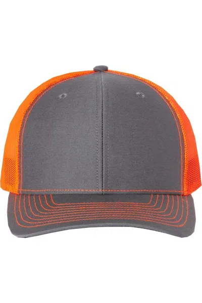 Richardson Adjustable Snapback Trucker Cap In Gray