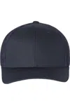 Richardson Fitted Trucker With R-flex Cap In Blue