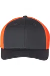 Richardson Fitted Trucker With R-flex Cap In Multi