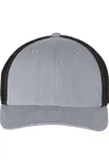 Richardson Adjustable Snapback Trucker Cap In Gray