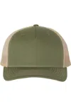 Richardson Five-panel Trucker Cap In Green