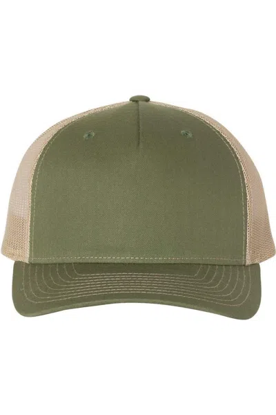 Richardson Five-panel Trucker Cap In Green