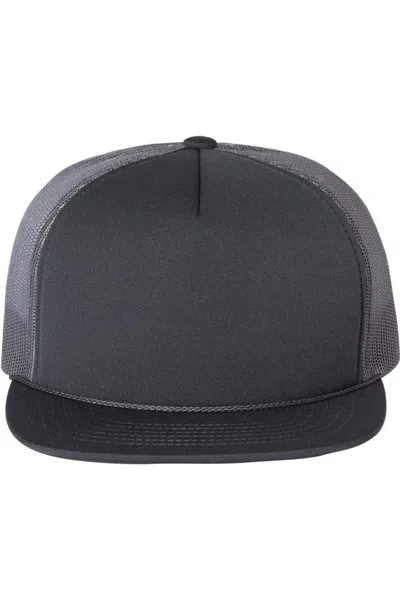 Richardson Foam Trucker Cap In Black