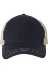 Richardson Garment-washed Trucker Cap In Multi